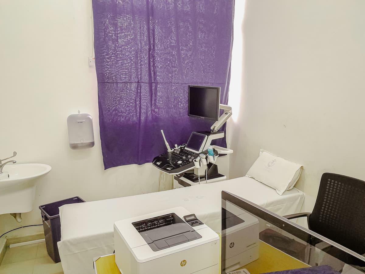 Ultrasound and radiology room